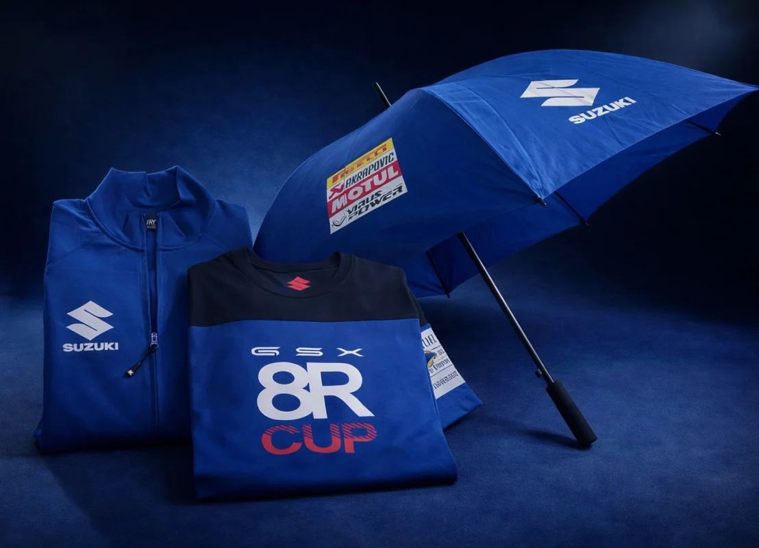 kit personalizzato felpa personalizzata maglietta personalizzata e ombrello personalizzato suzuki